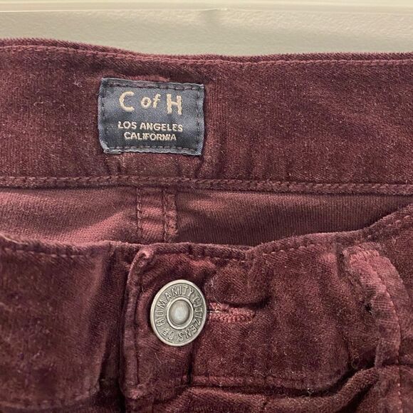 Citizens Of Humanity Burgundy Rocket High Rise Skinny Jeans - Picture 7 of 13